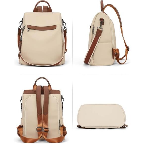 Backpack Purse for Women, PU Leather Anti Theft Travel Purse Shoulder